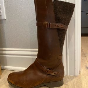 Brown Teva De La Vina Wool Boots